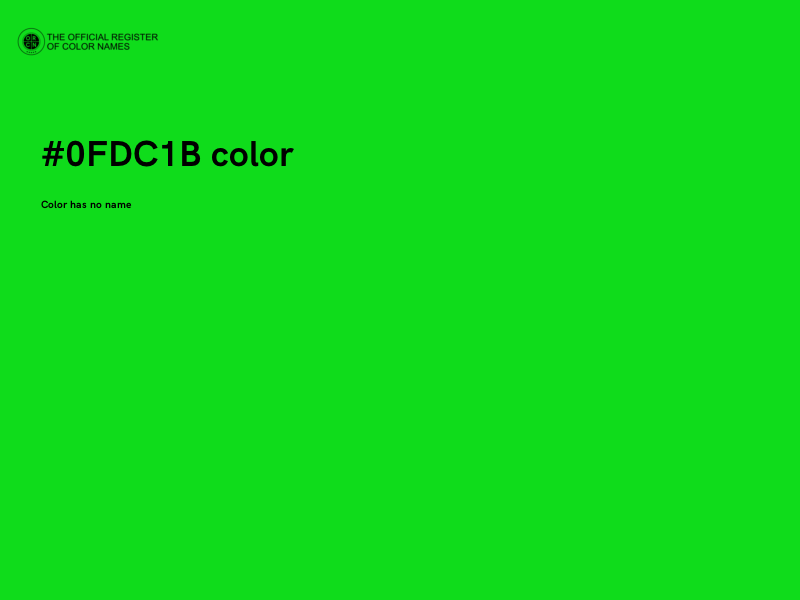 #0FDC1B color image