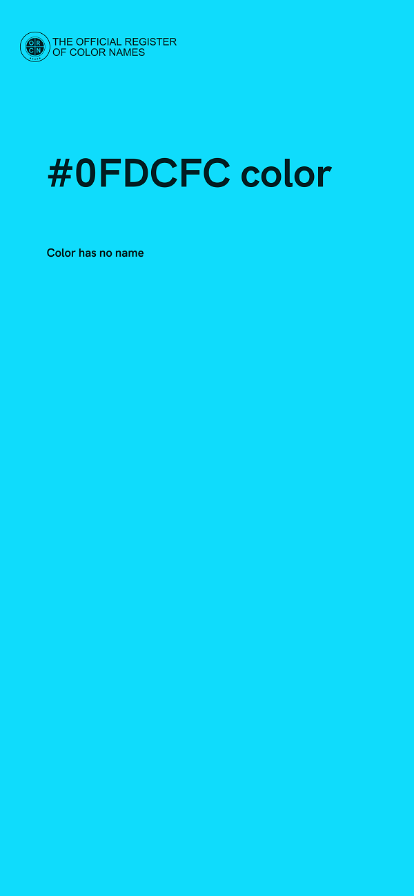 #0FDCFC color image