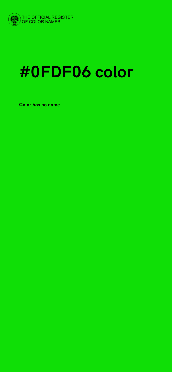 #0FDF06 color image