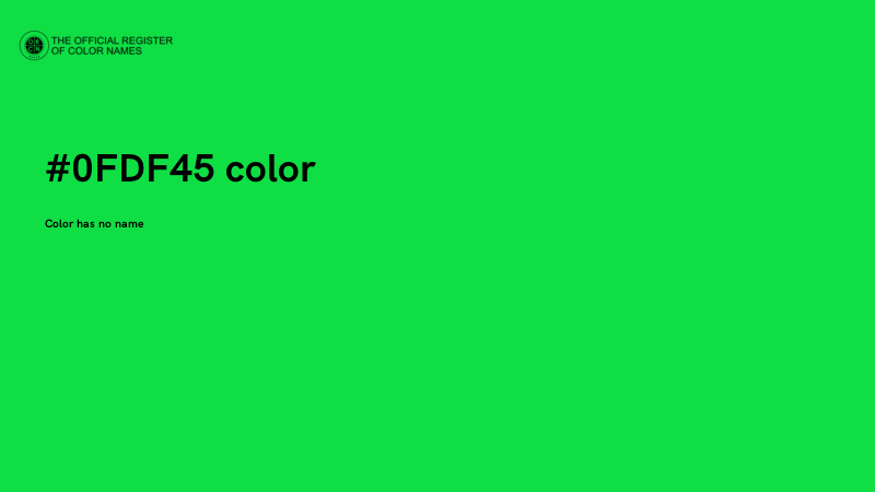 #0FDF45 color image