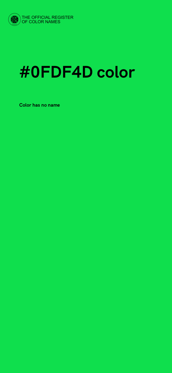 #0FDF4D color image