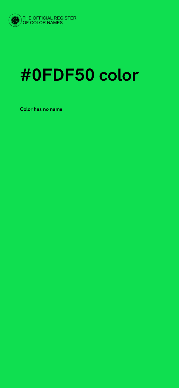 #0FDF50 color image