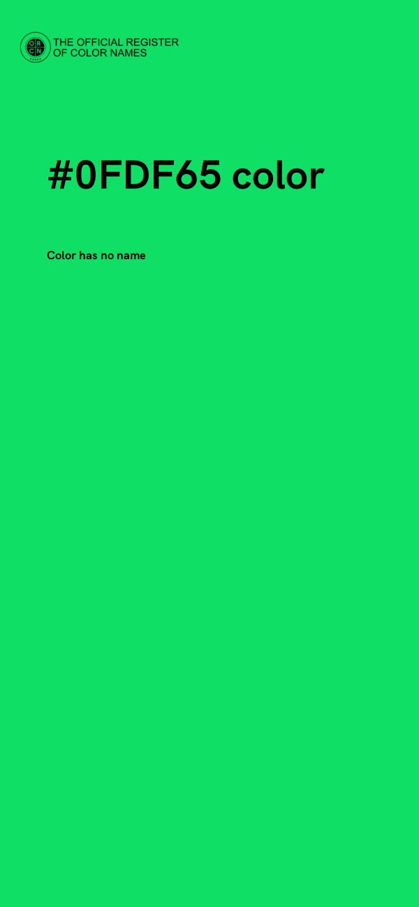 #0FDF65 color image