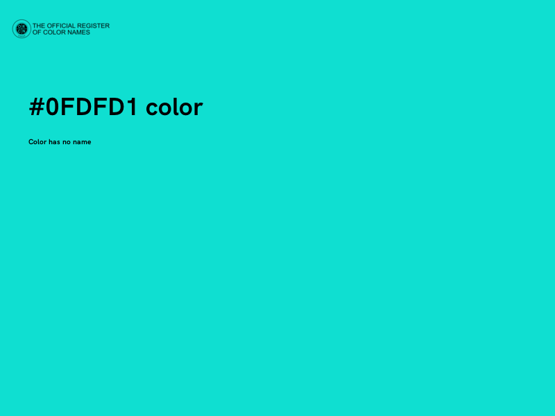 #0FDFD1 color image