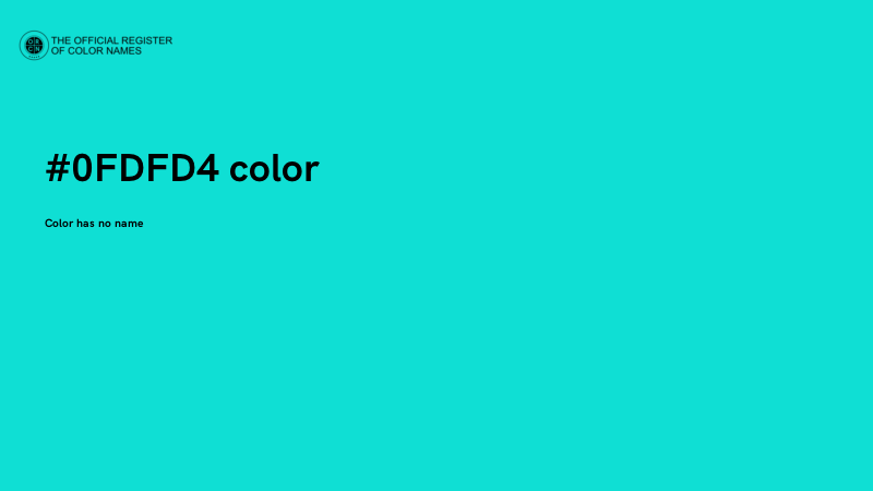 #0FDFD4 color image