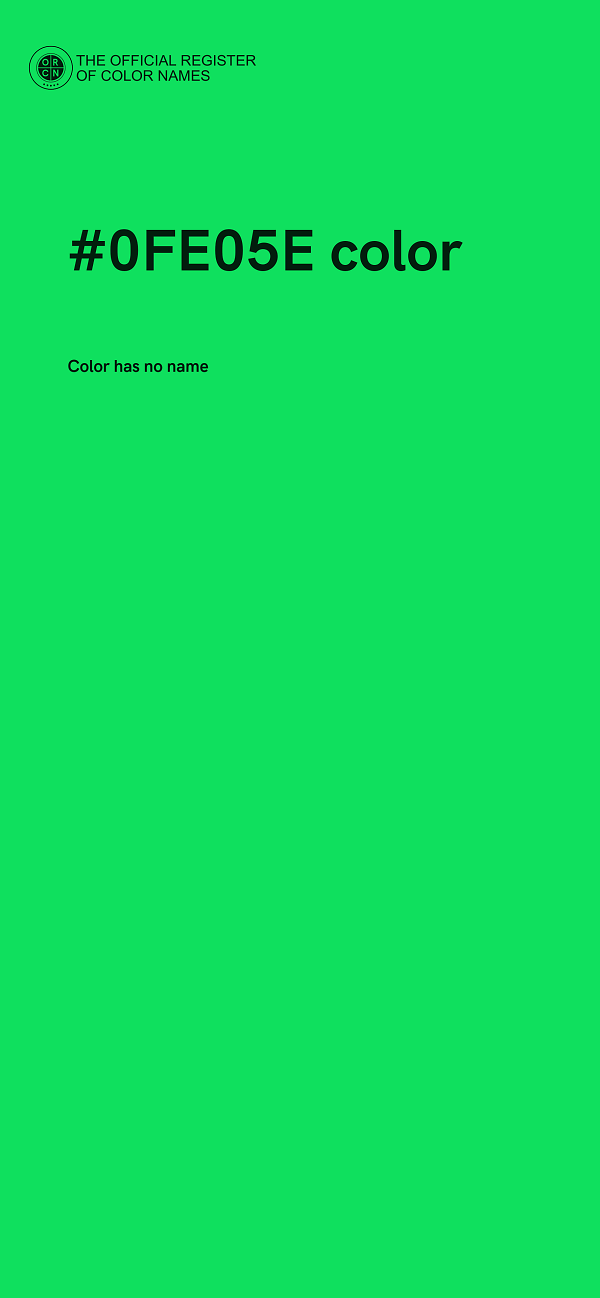 #0FE05E color image