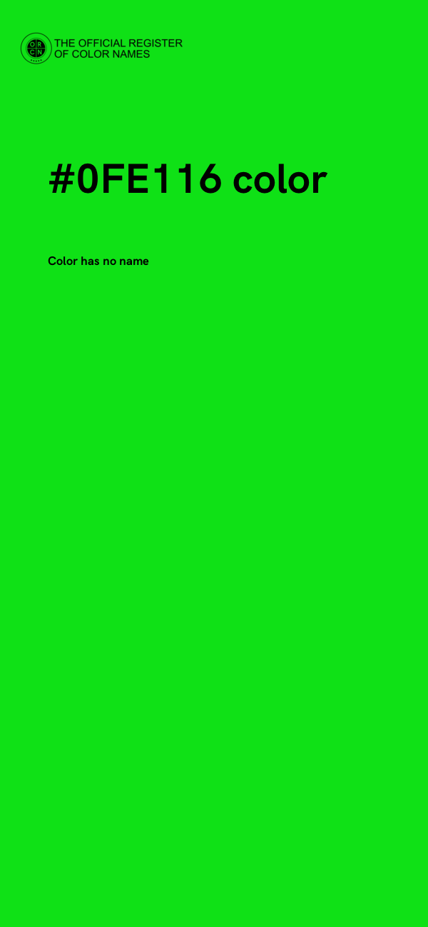 #0FE116 color image
