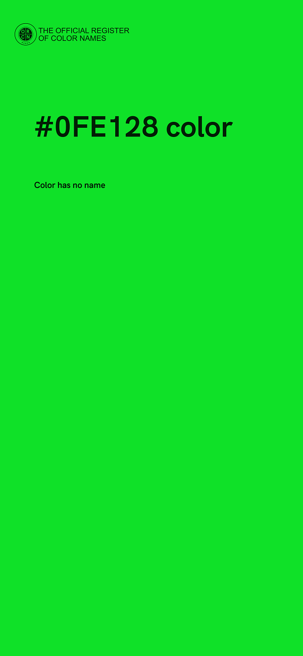 #0FE128 color image