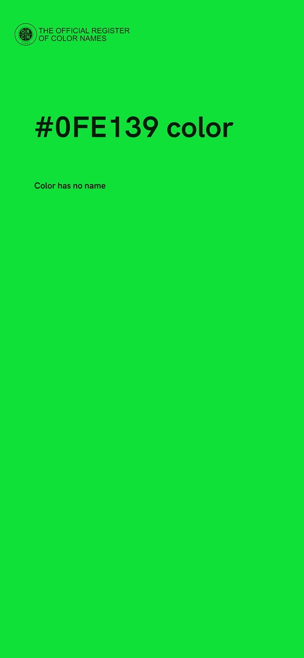 #0FE139 color image