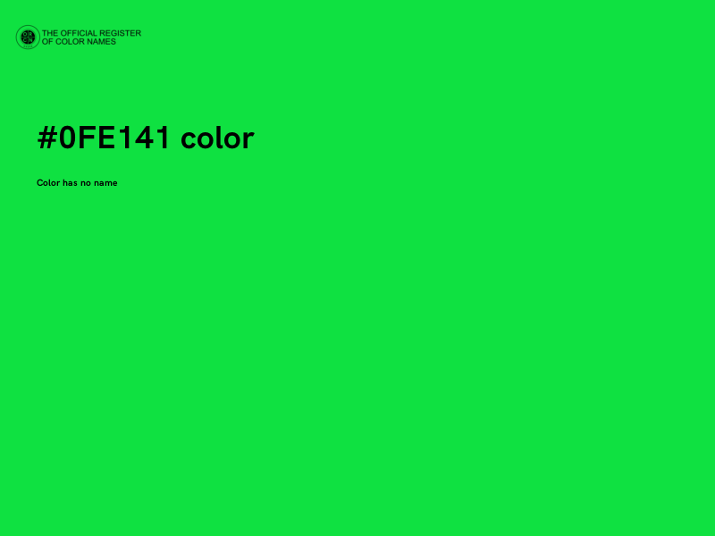 #0FE141 color image