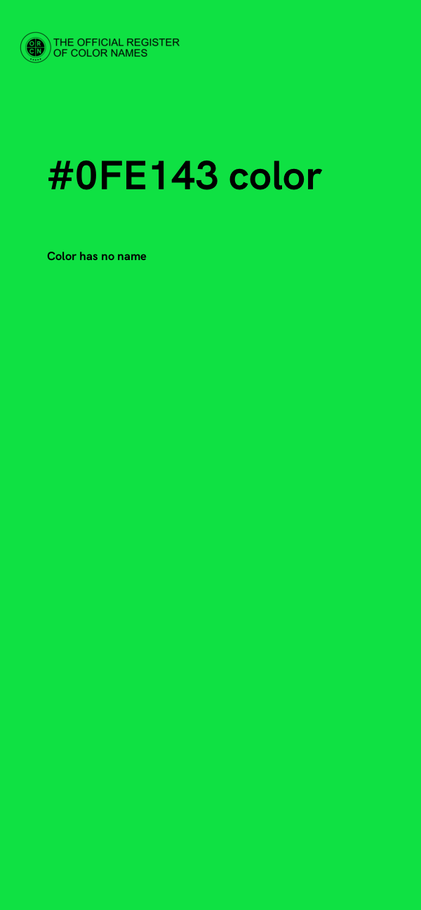 #0FE143 color image