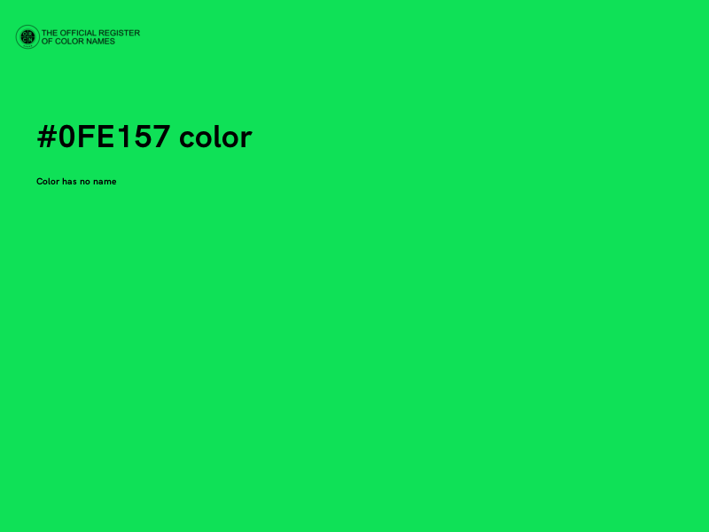 #0FE157 color image