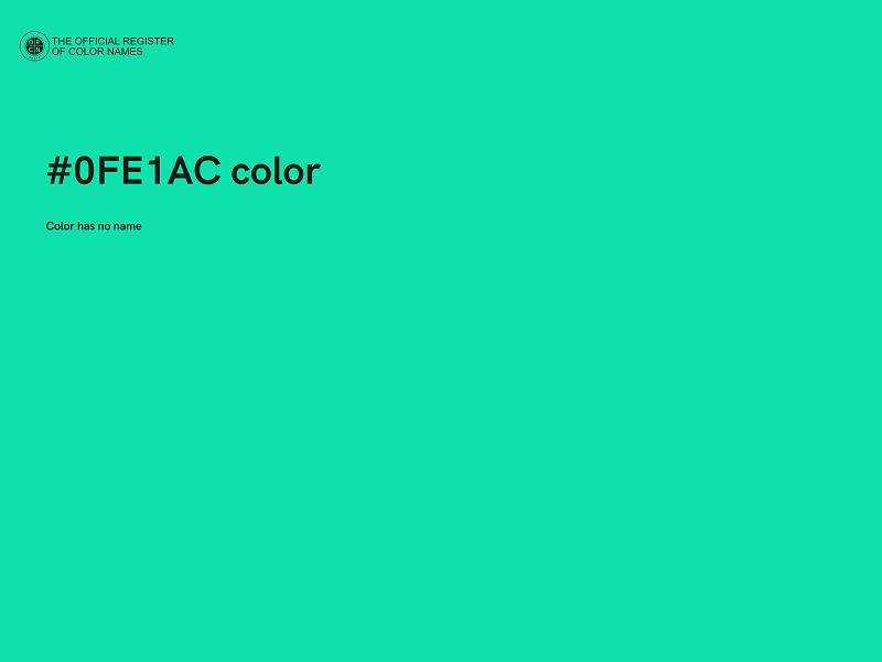 #0FE1AC color image