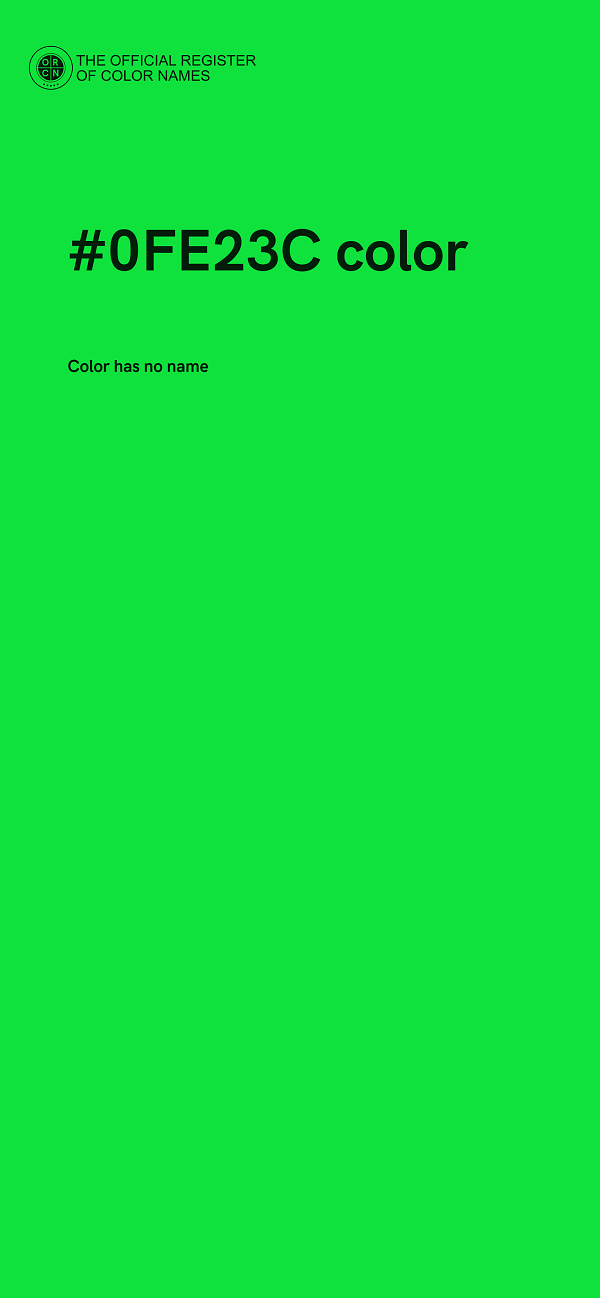 #0FE23C color image