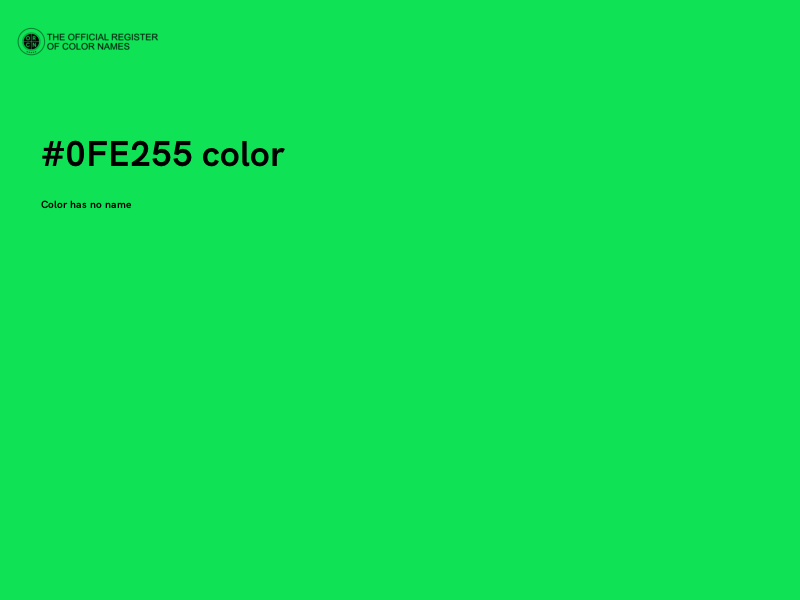 #0FE255 color image