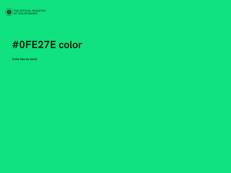 #0FE27E color image