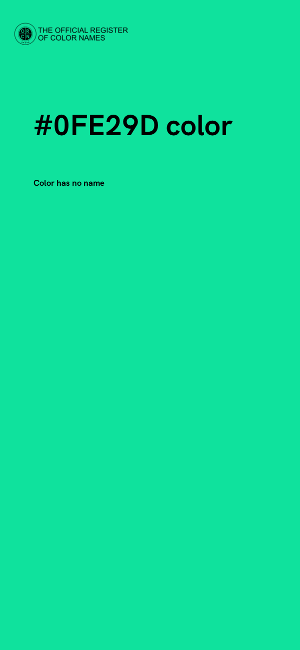 #0FE29D color image