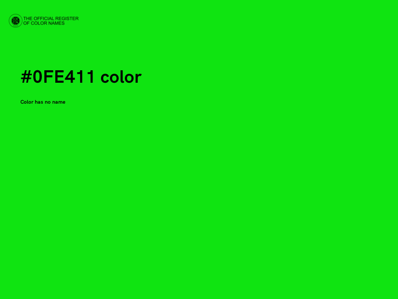 #0FE411 color image