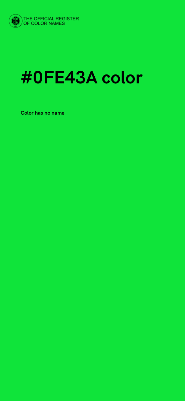 #0FE43A color image