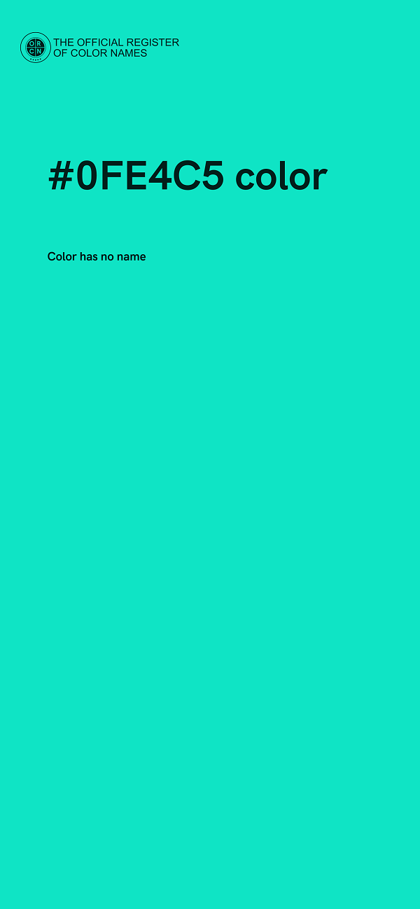 #0FE4C5 color image