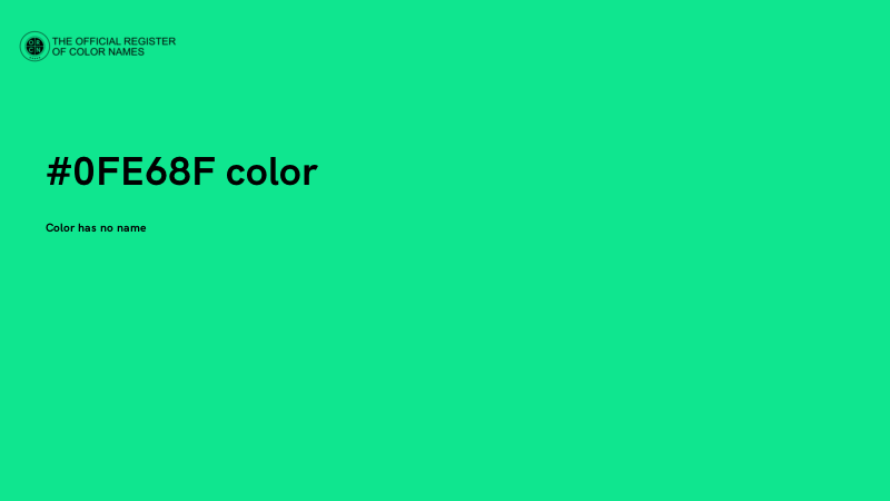 #0FE68F color image