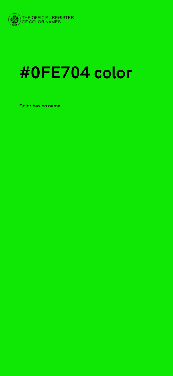 #0FE704 color image