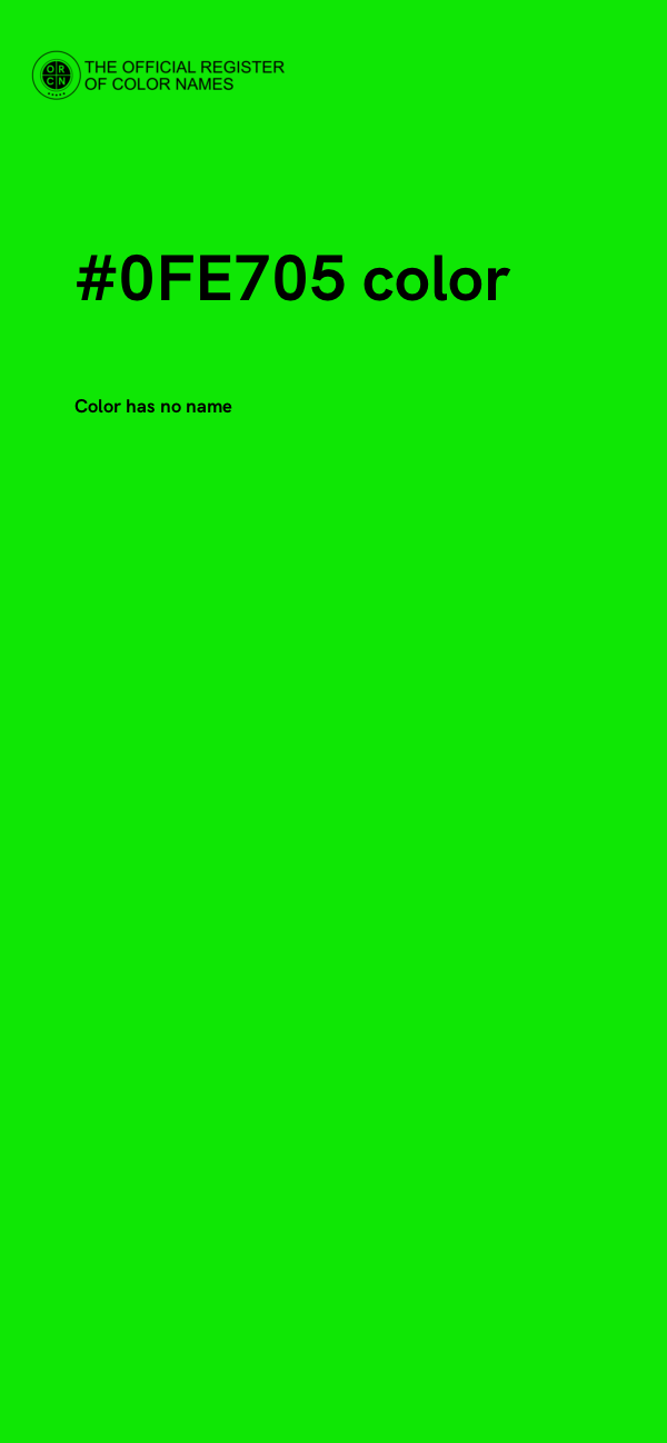#0FE705 color image