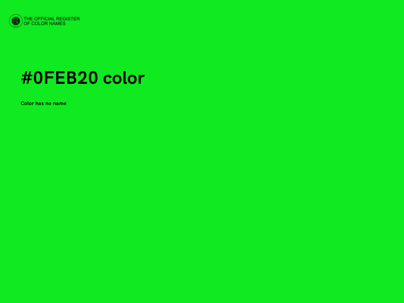 #0FEB20 color image