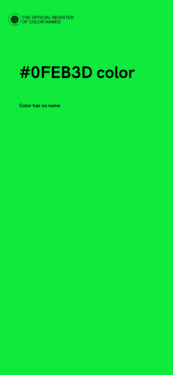 #0FEB3D color image