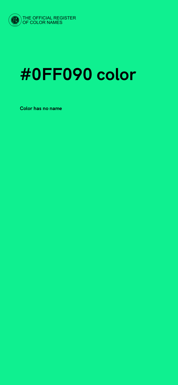 #0FF090 color image