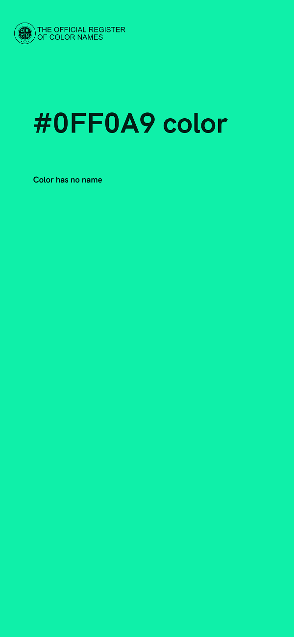 #0FF0A9 color image