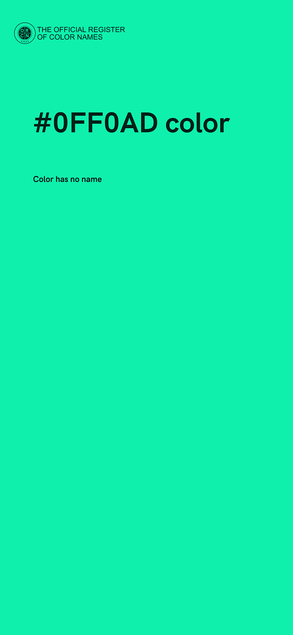 #0FF0AD color image