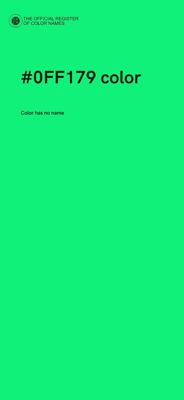 #0FF179 color image