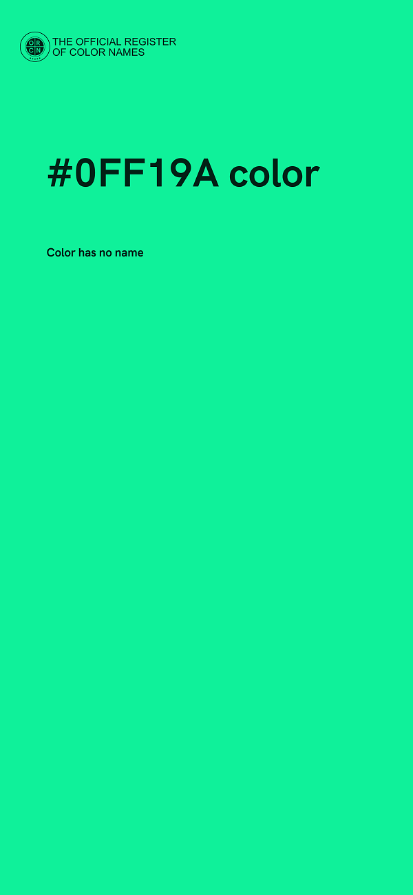 #0FF19A color image