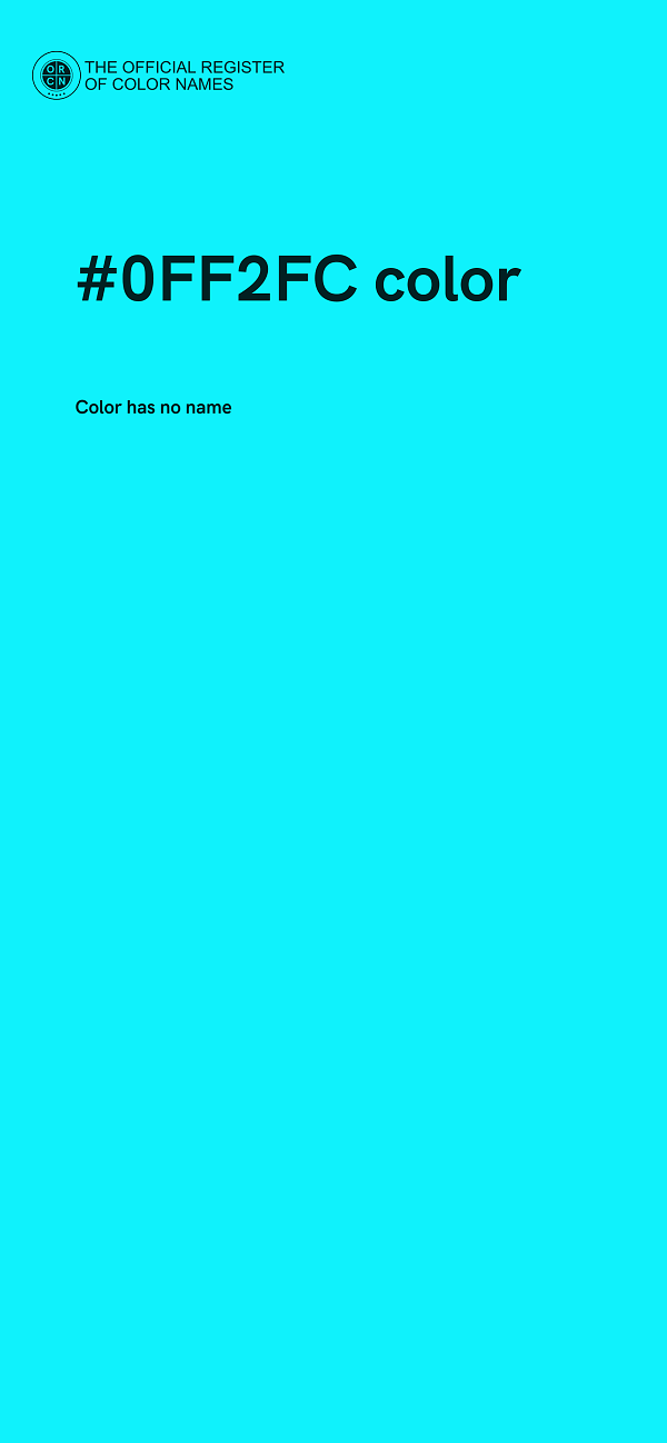 #0FF2FC color image