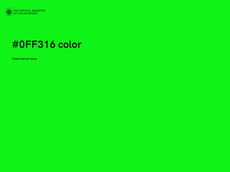 #0FF316 color image