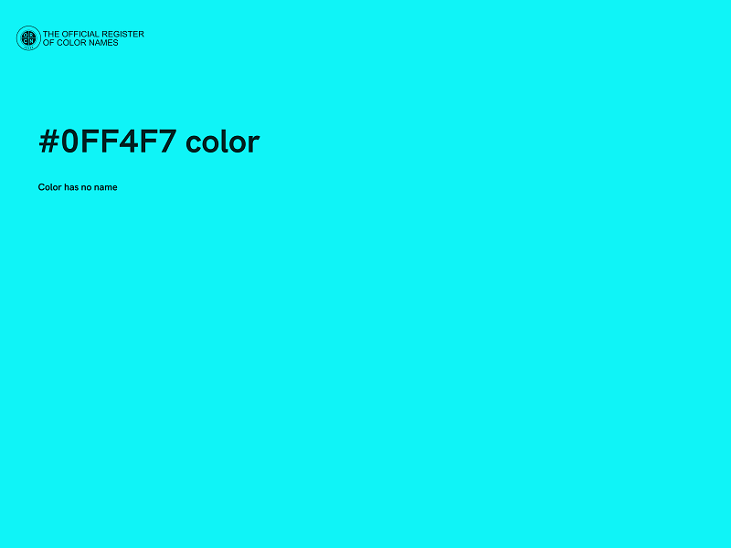 #0FF4F7 color image