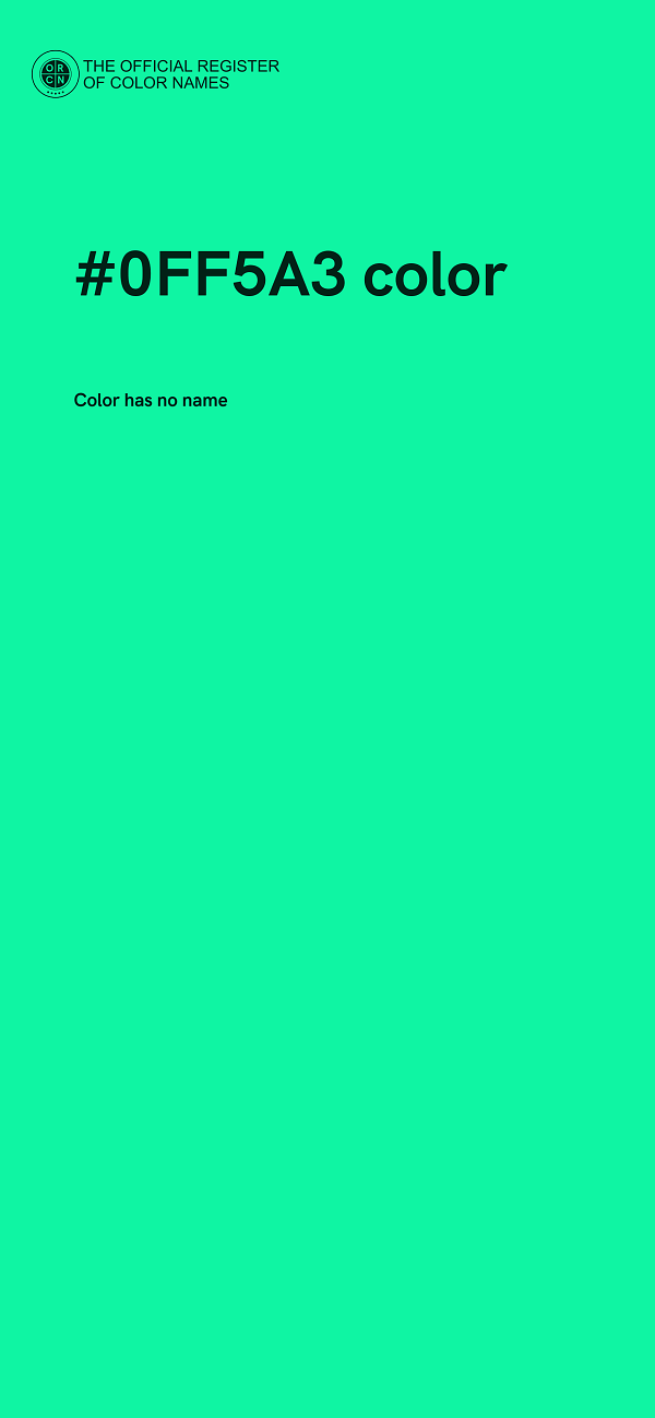 #0FF5A3 color image
