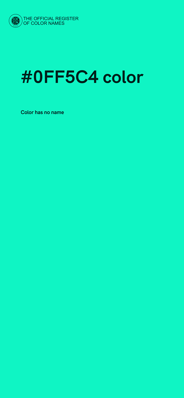 #0FF5C4 color image