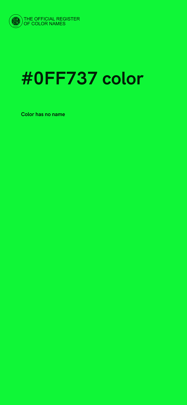 #0FF737 color image