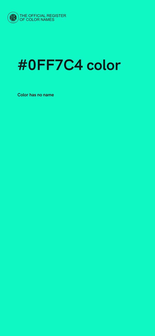 #0FF7C4 color image