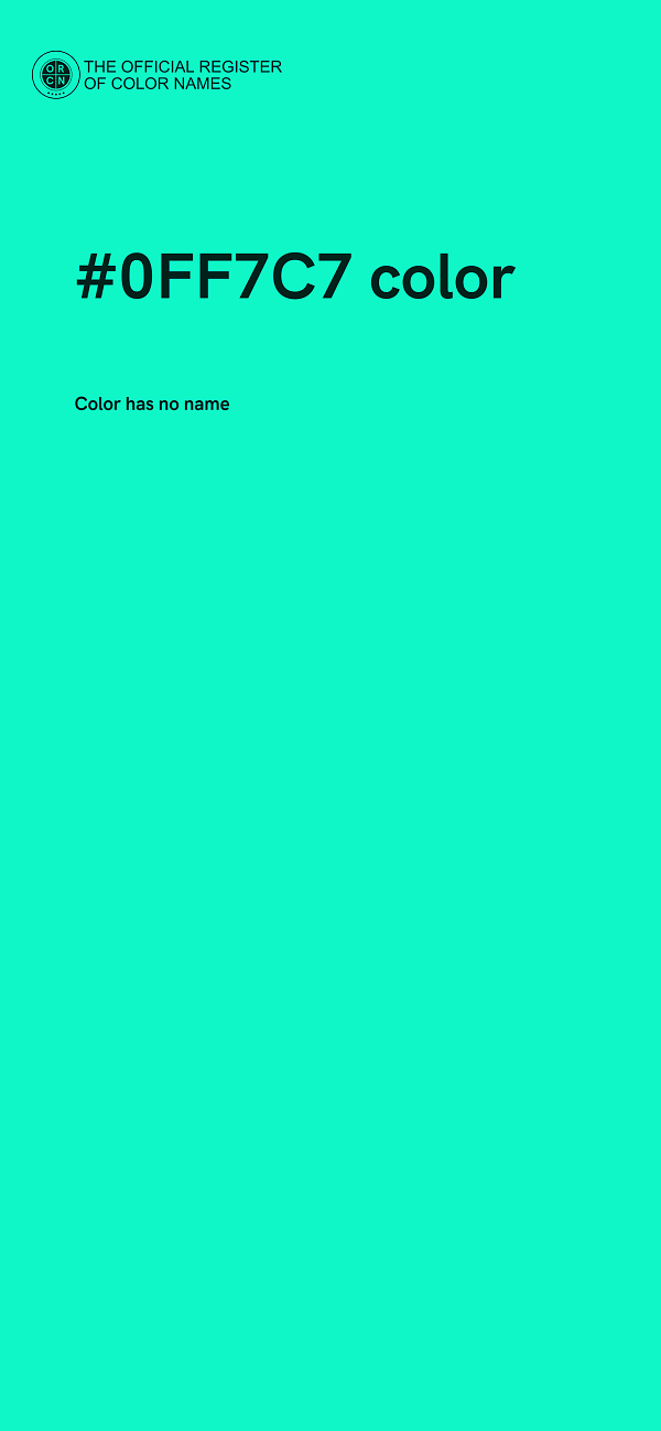 #0FF7C7 color image