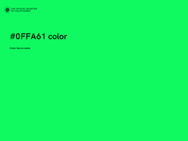 #0FFA61 color image