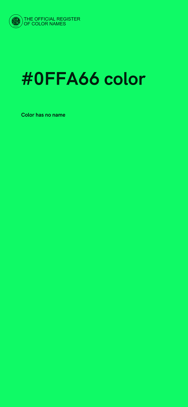 #0FFA66 color image