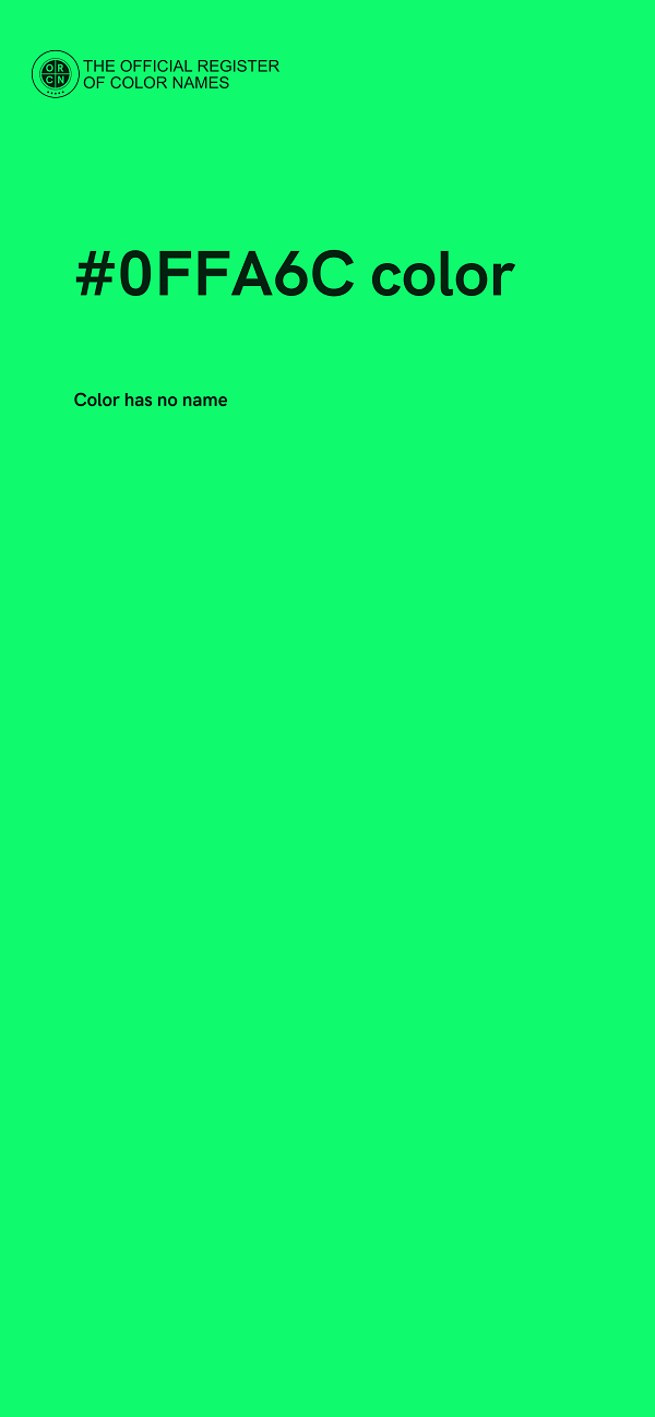 #0FFA6C color image