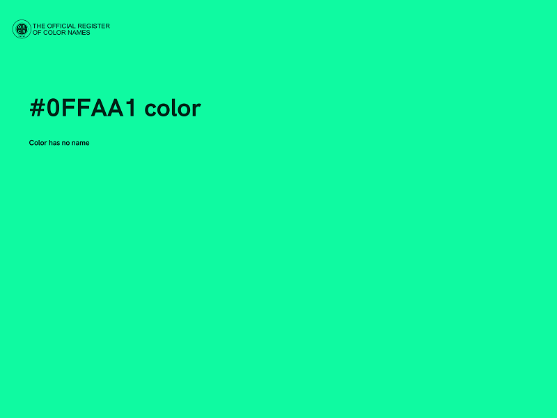 #0FFAA1 color image