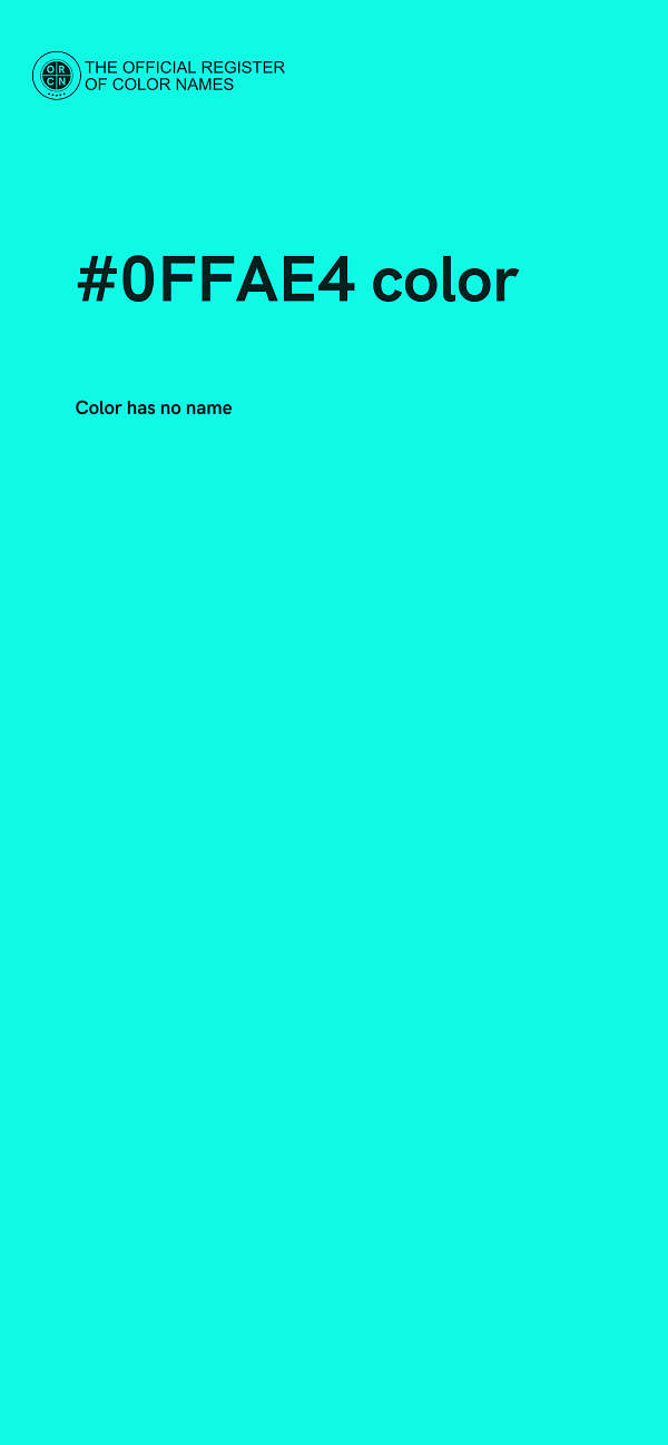 #0FFAE4 color image