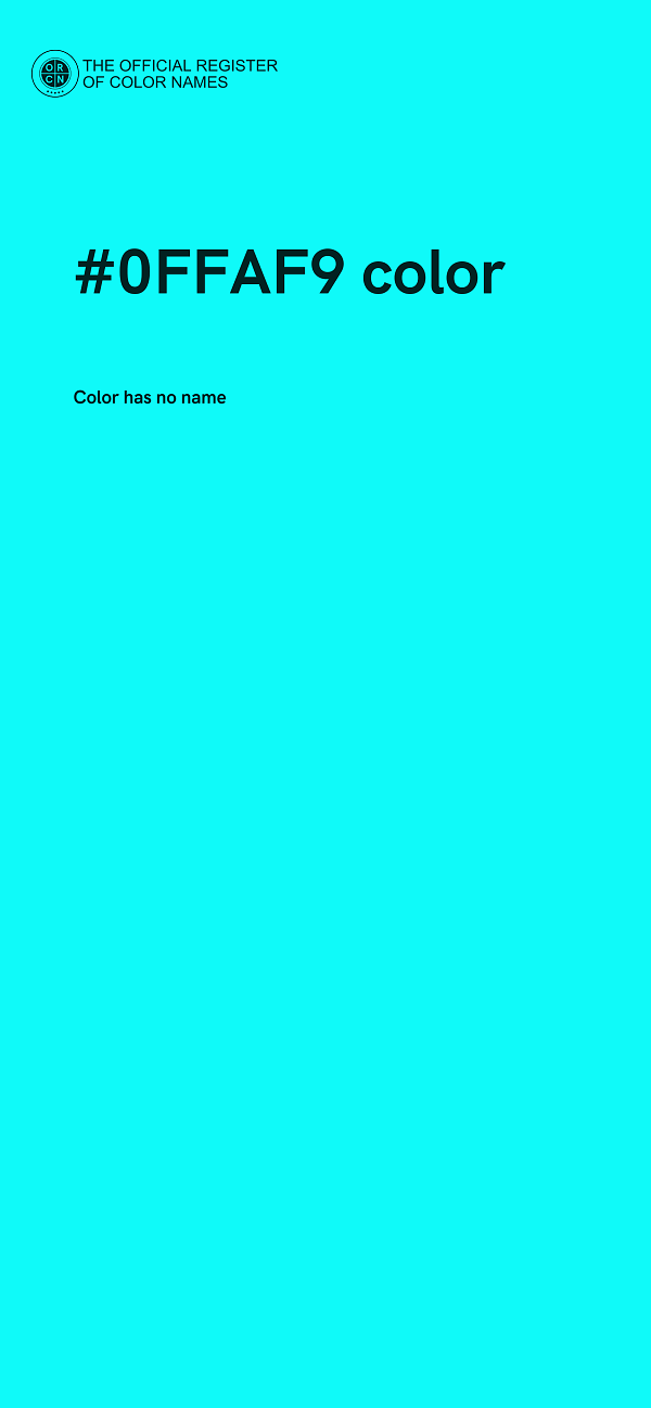 #0FFAF9 color image