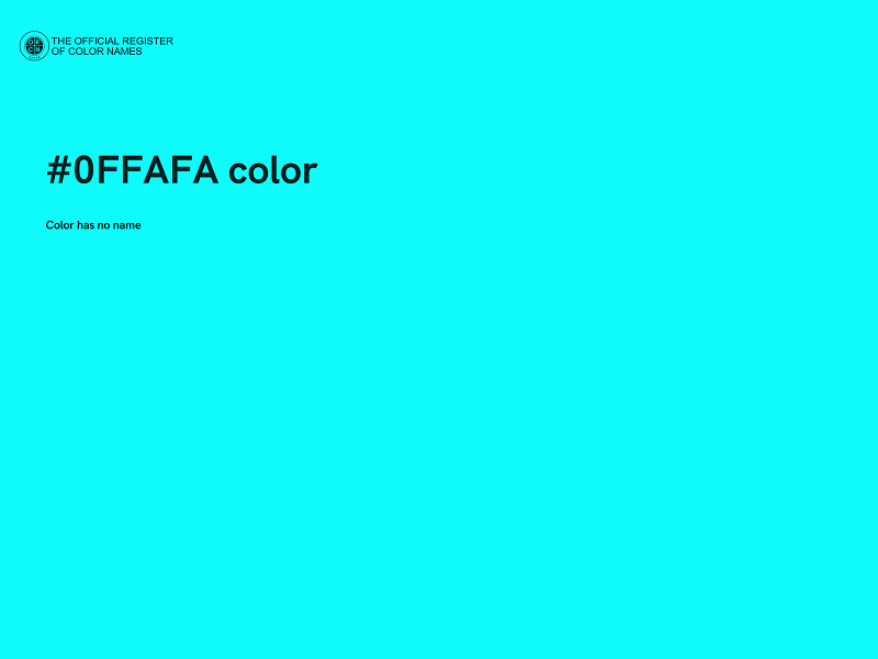 #0FFAFA color image