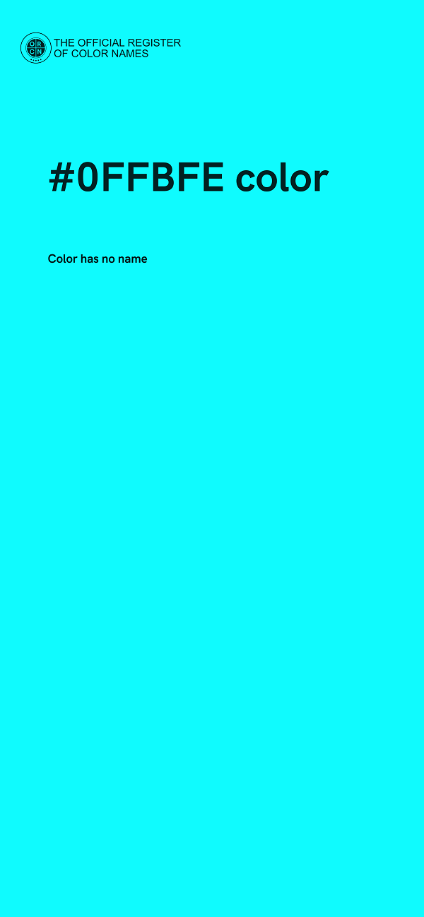 #0FFBFE color image